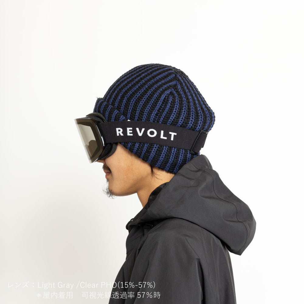 スキー・スノーボードアクセサリー REVOLT FLAMELESS Light Gray / Clear PHO スノーボードゴーグル | FLAMELESS – REVOLT ONLINE STORE