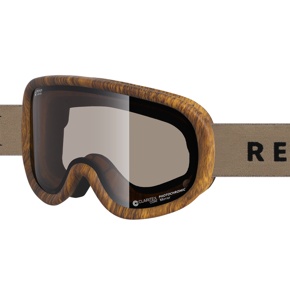 スノーボードゴーグル | SUPER LIGHT FRAME | Matte 山吹 Wood スノーボードゴーグル | SUPER LIGHT FRAME | Matte 山吹 Wood