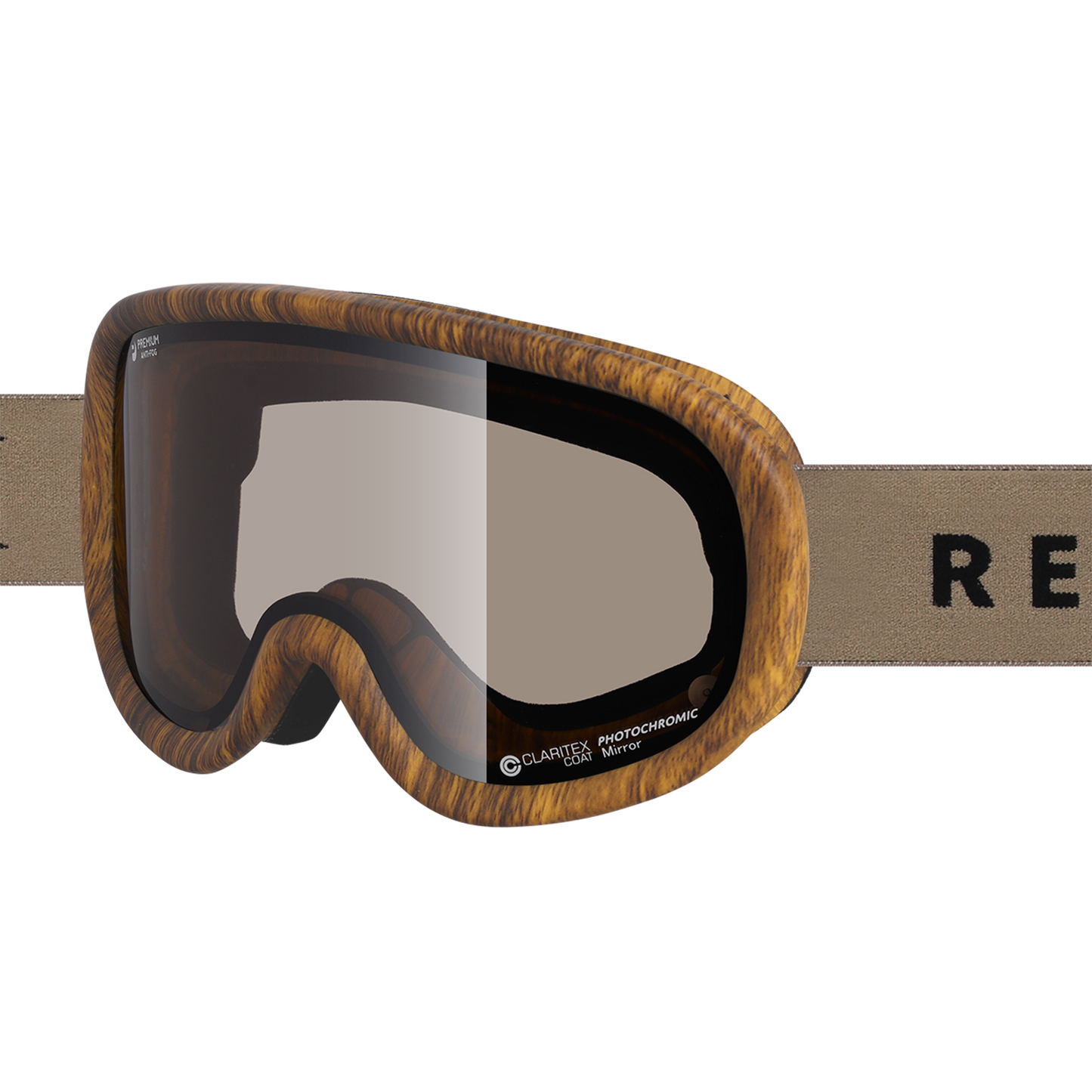 スノーボードゴーグル | SUPER LIGHT FRAME | Matte 山吹 Wood スノーボードゴーグル | SUPER LIGHT FRAME | Matte 山吹 Wood