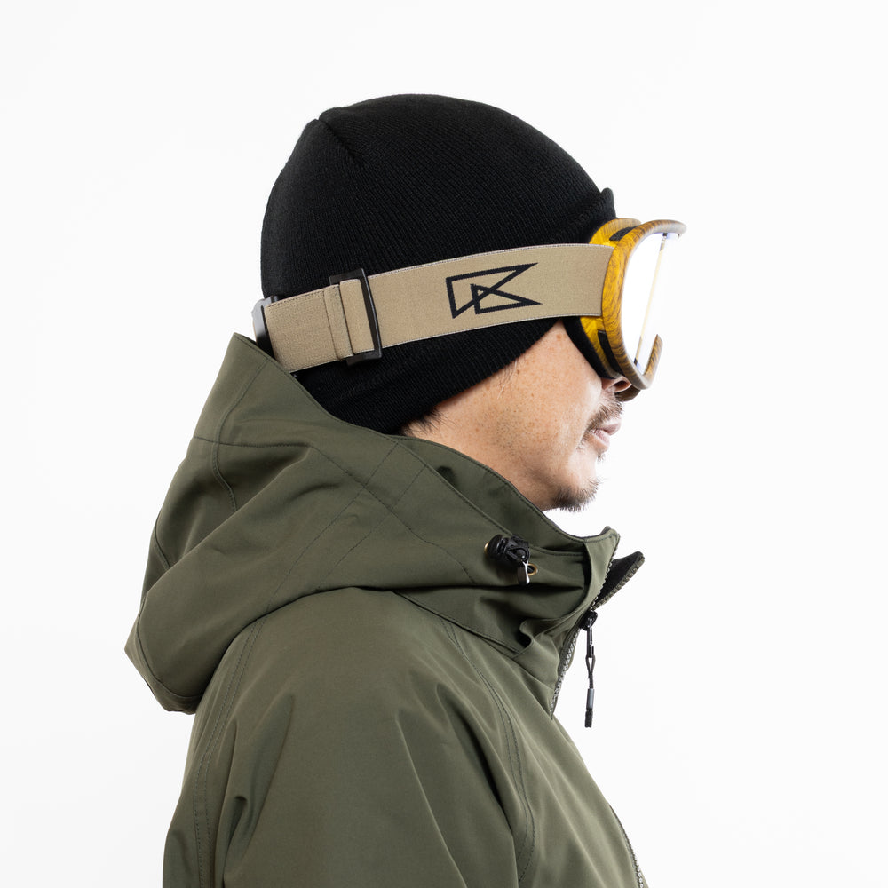 REVOLT SUPER LIGHT FRAME Matte 山吹 Wood c スノーボードゴーグル | SUPER LIGHT FRAME Matte 山吹 Wood – REVOLT