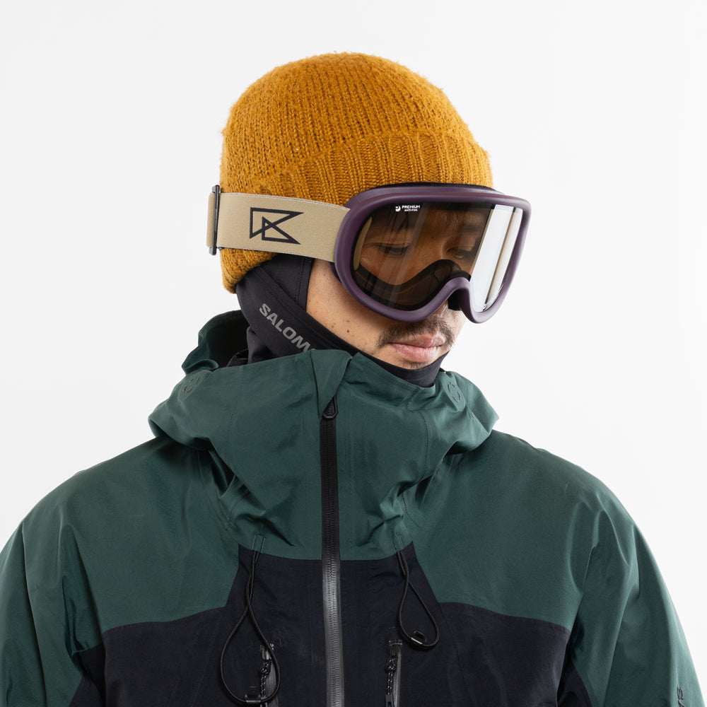 スノーボードゴーグル | SUPER LIGHT FRAME Matte 至極 – REVOLT