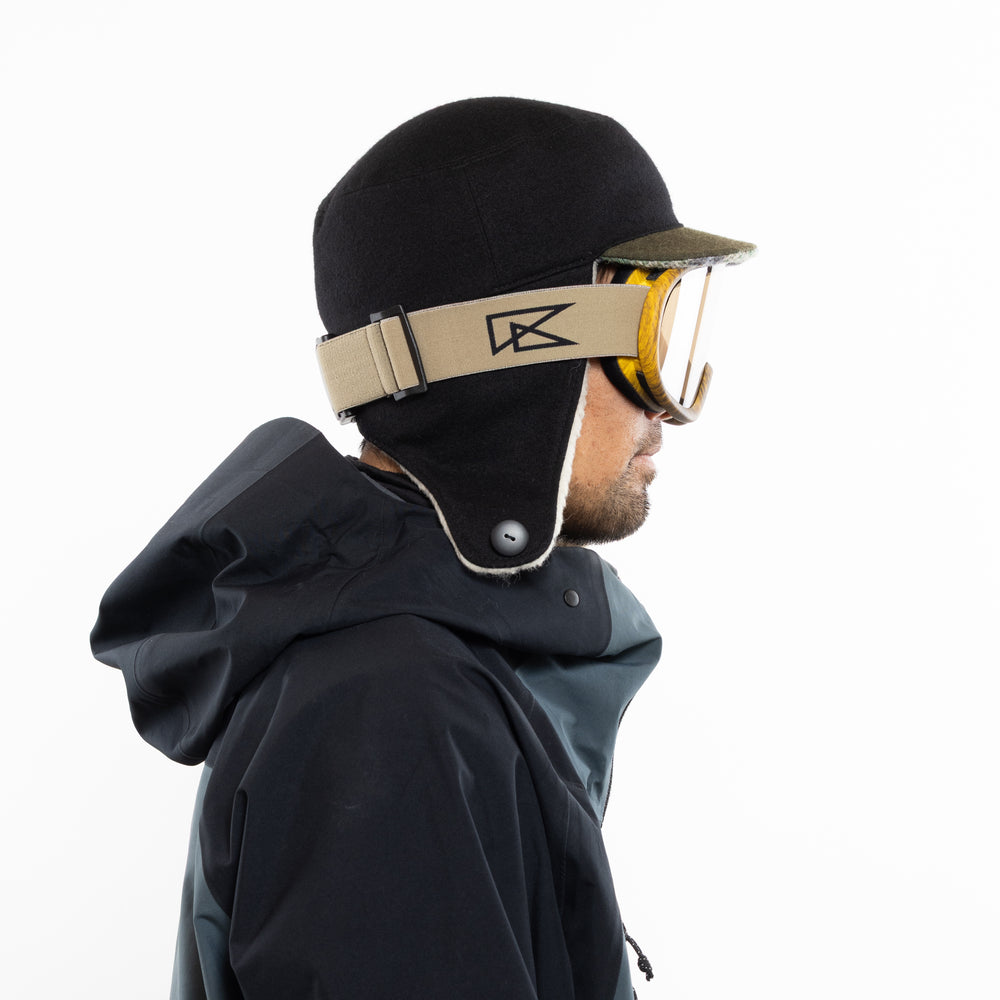 スノーボードゴーグル | SUPER LIGHT FRAME Matte 山吹 Wood – REVOLT