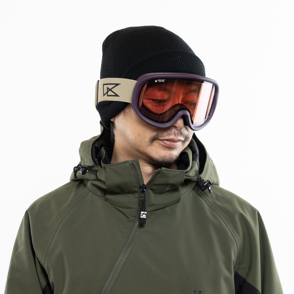 スノーボードゴーグル | SUPER LIGHT FRAME Matte 至極 – REVOLT