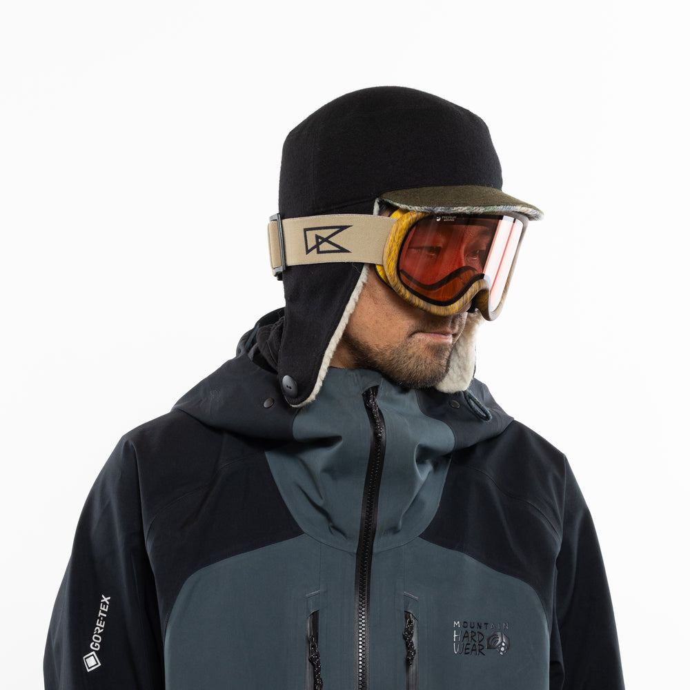 REVOLT SUPER LIGHT FRAME Matte 山吹 Wood c スノーボードゴーグル | SUPER LIGHT FRAME Matte 山吹 Wood – REVOLT