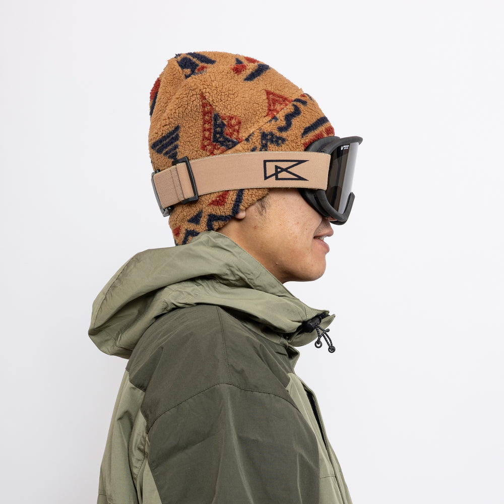 スノーボードゴーグル | SUPER LIGHT FRAME Mat Black Wood – REVOLT