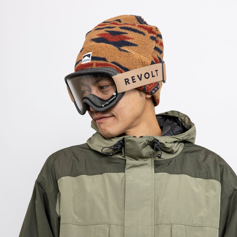 スノーボードゴーグル | SUPER LIGHT FRAME Mat Black Wood