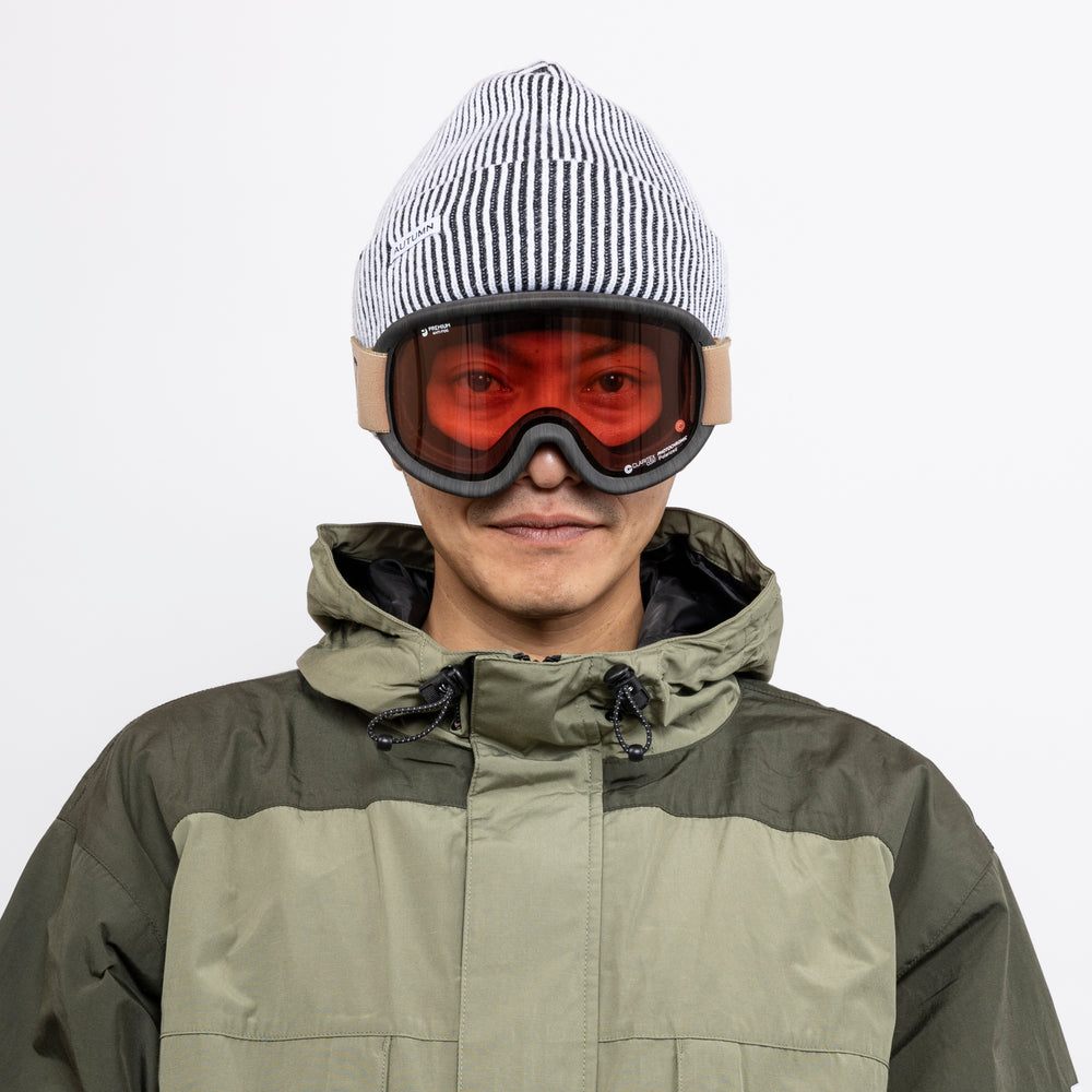 スノーボードゴーグル | SUPER LIGHT FRAME Mat Black Wood – REVOLT