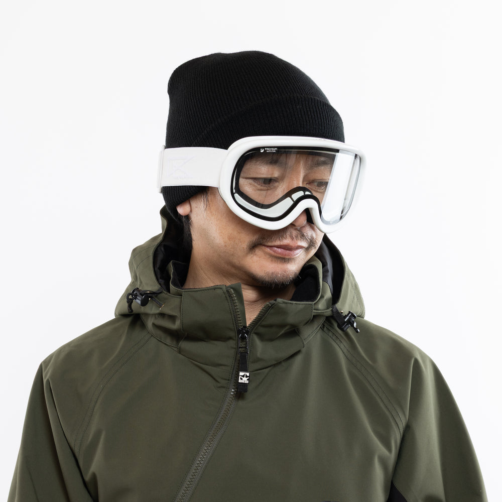 スノーボードゴーグル | SUPER LIGHT FRAME White Gross x Matte